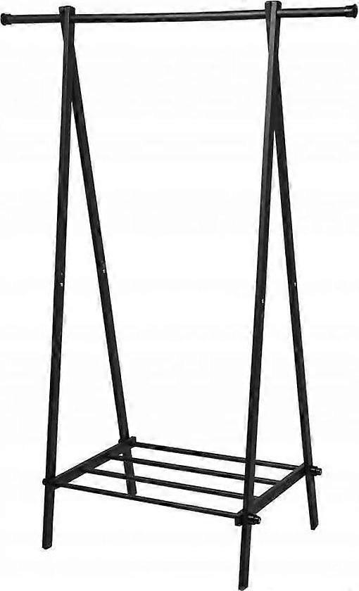 Clothes rack & shoe rack - bedroom accessory - black