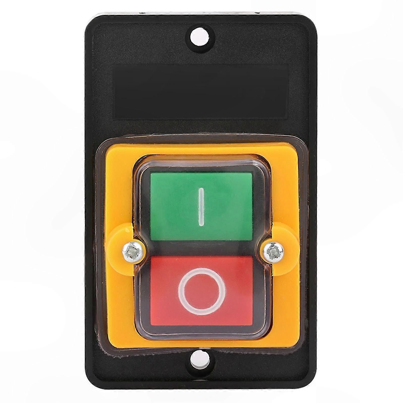 Waterproof 10A Push Button Switch for AC220V/380V On/Off Control