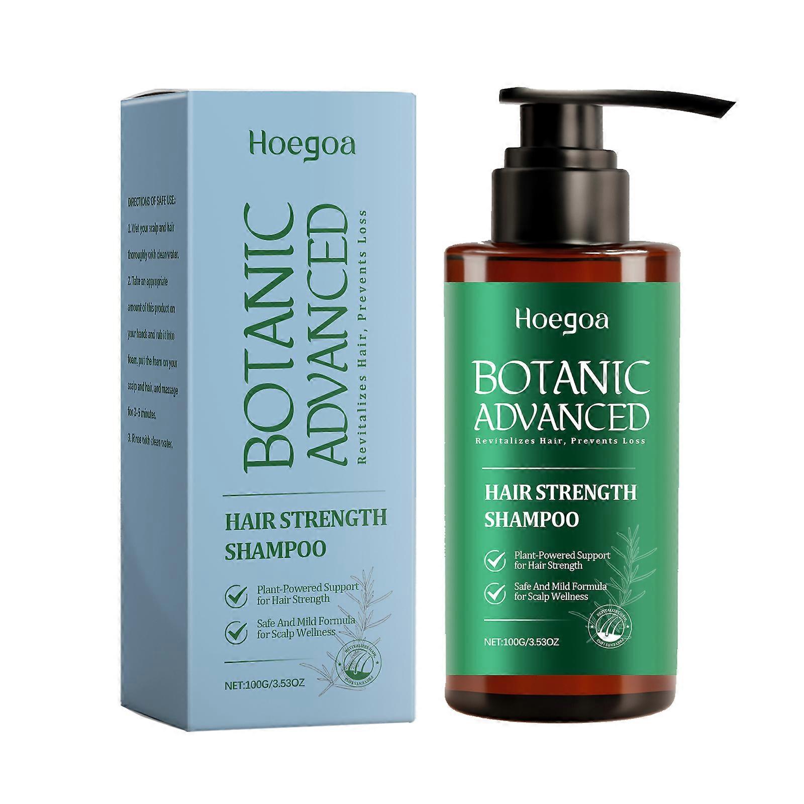 Rosemary Shampoo For Strong Hair Roots, Daily Gentle Cleansing, Softening, Plumping And Hydrating Shampoo