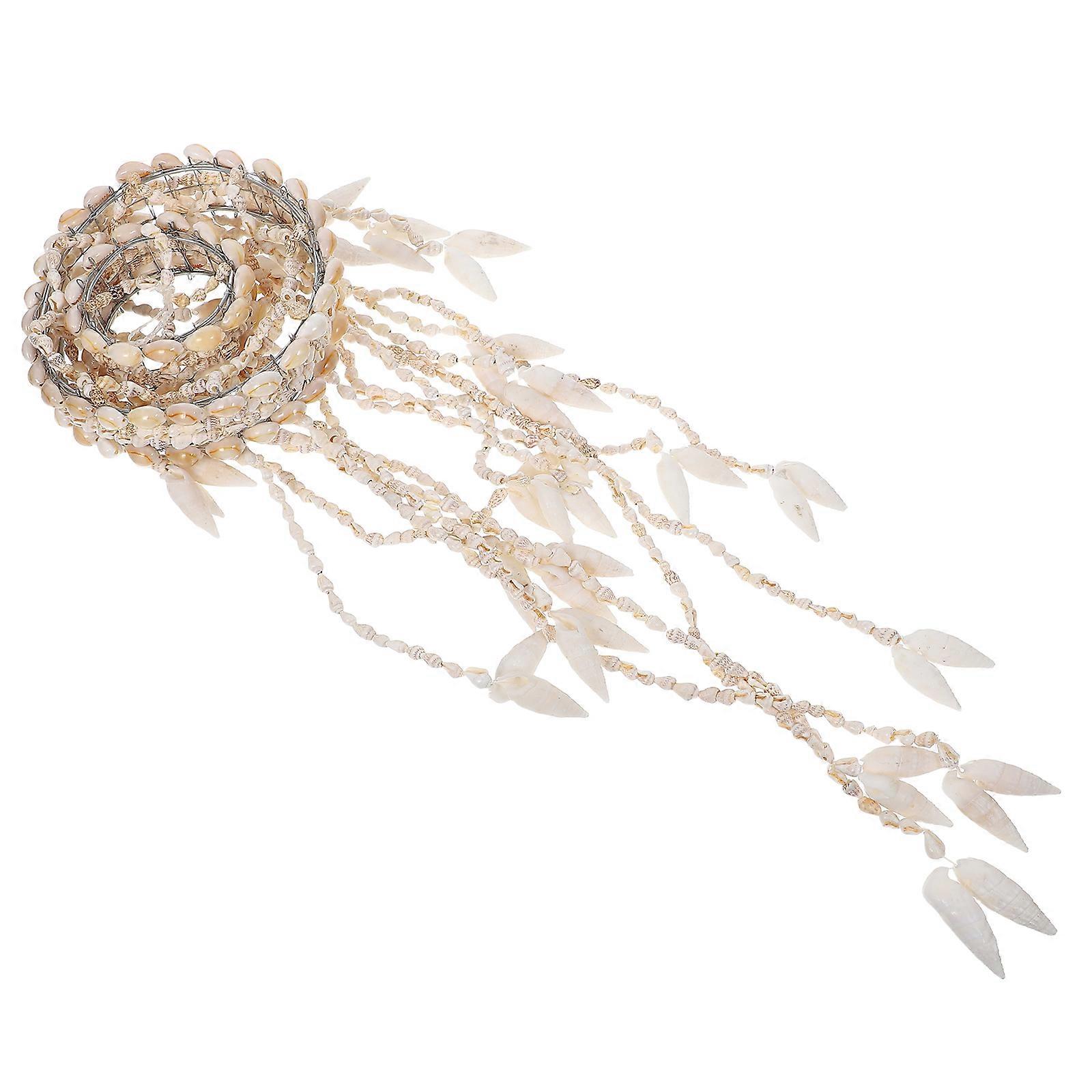 Seashell Hanging Decor Natural Wind Bell for Hanging Outdoor Use