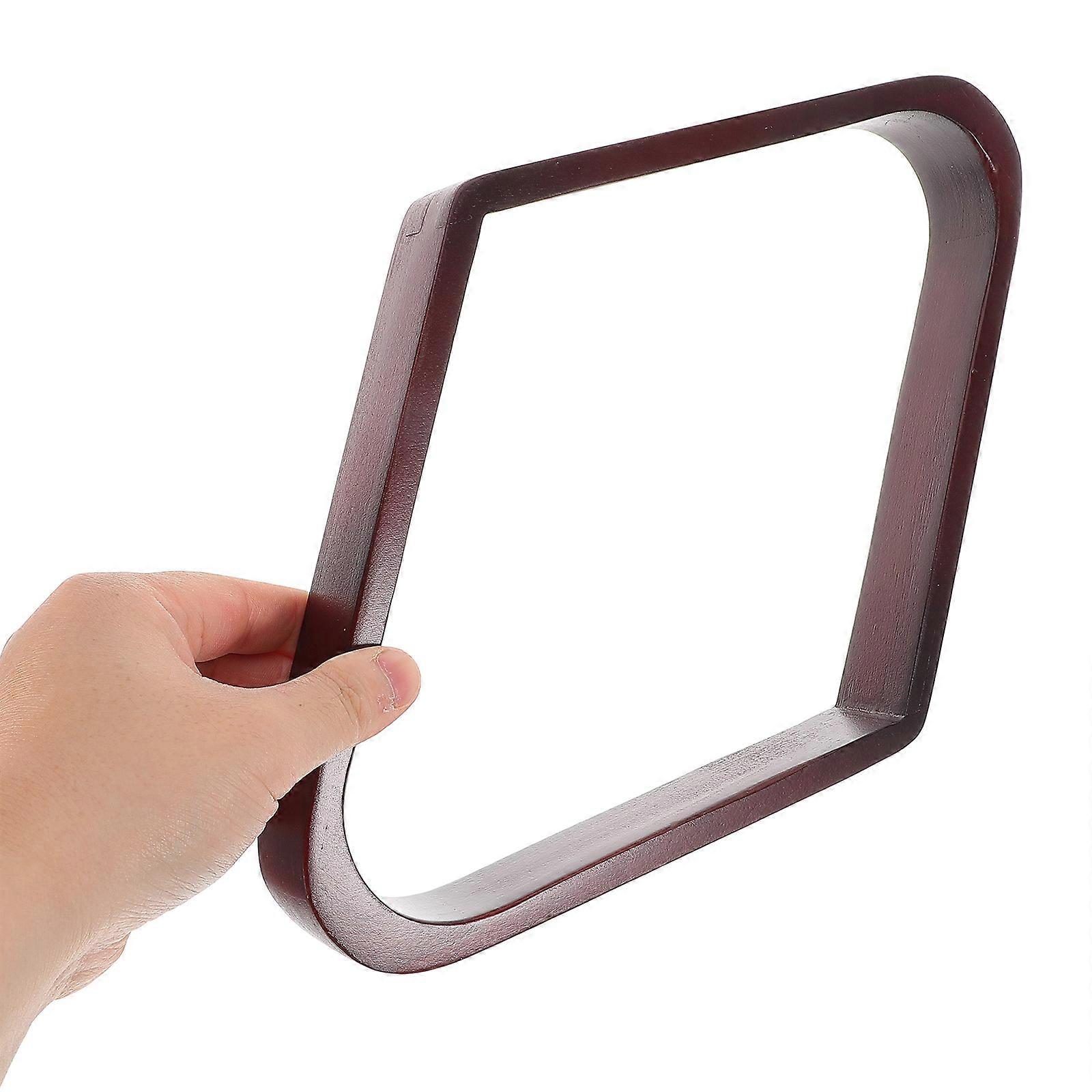 9 Ball Billiard Rack Wooden Triangle for Durable Pool Table Accessories 2Pcs