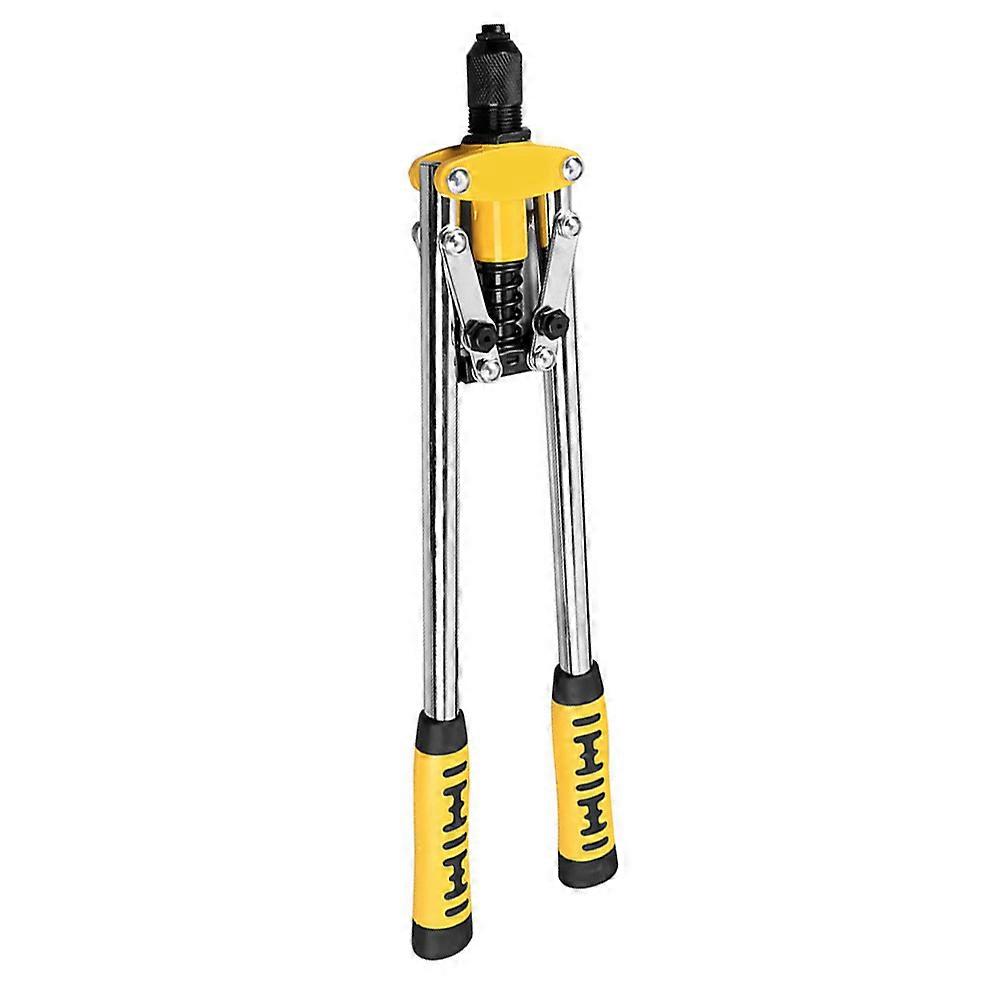 Practical Hand Riveter Tool for Workshop Repair Nail Rivet Installation Steel and Rubber Durable 1Pcs