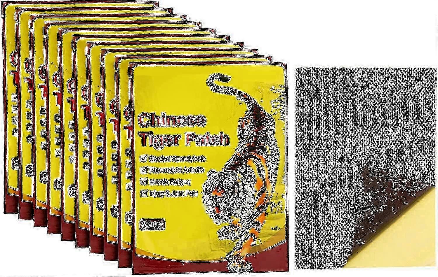 Pain Relief Patches, 80pcs / 10pack Chinese Far Infrared Patches Pain Relief Plaster