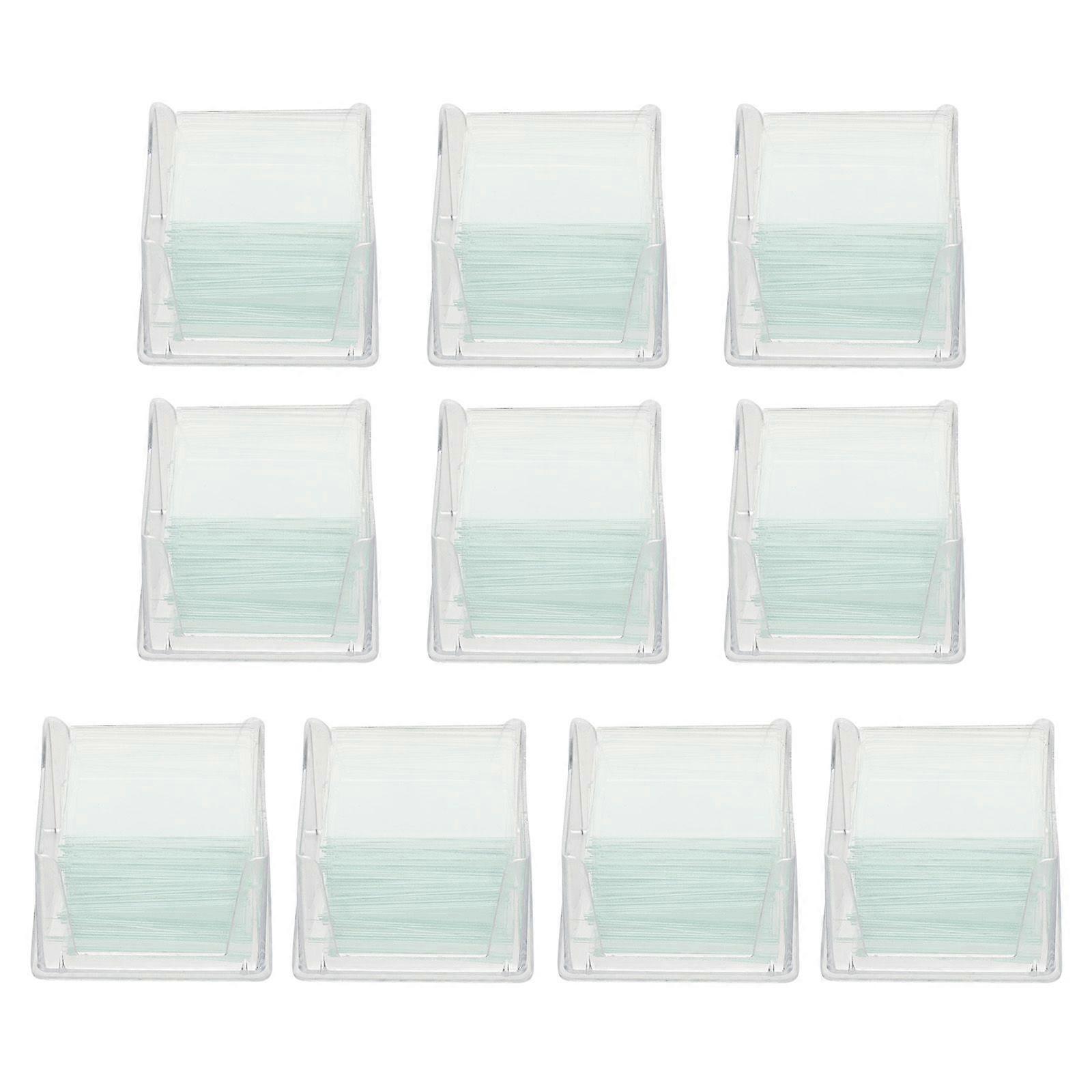 1000 Pcs/10 Boxes Blank Microscope Square Cover Glass for Optical Microscope