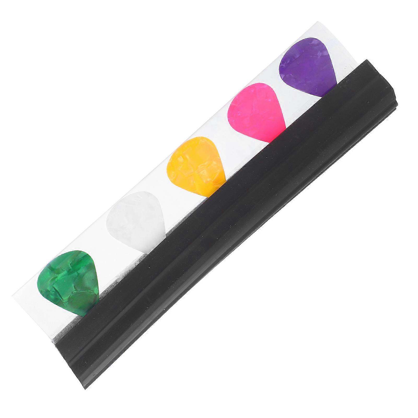 Clamp-On Pick Holder for Mic Stands Multifunctional Design Assorted Color Wide Compatibility 1Set
