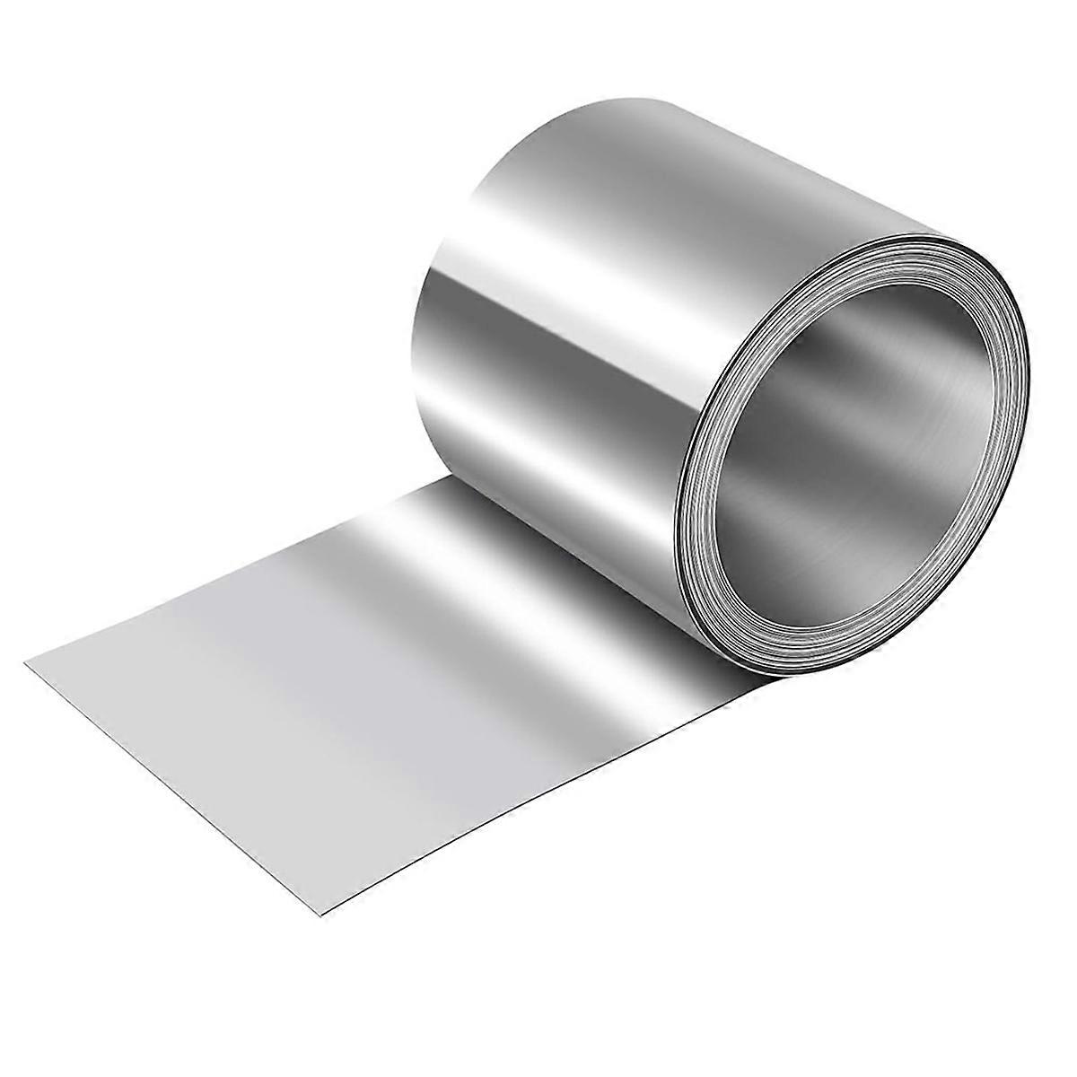 Aluminum Flashing Roll,6inx10ft Metal Roof Panels, (0.0078Inch/0.2mm) Aluminum Sheet Roll for Roofing Panels and DIY