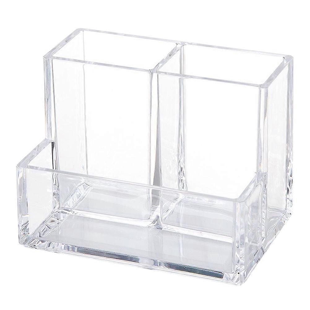 Acrylic Desktop Pen Container for Office Use 1Pcs Multi-Functional Storage