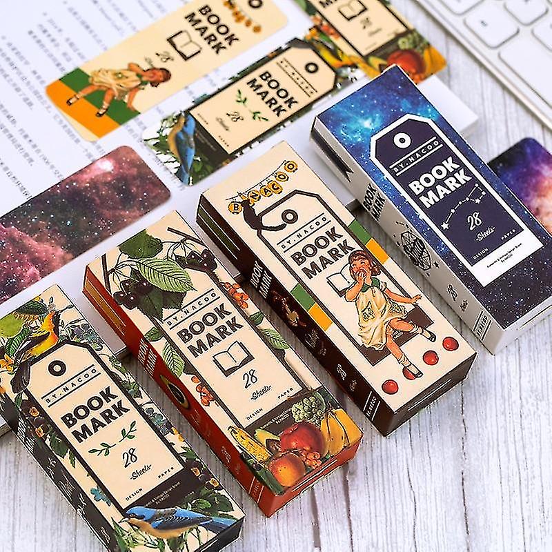Bookmarks Girl Roaming Space Paper Compatible With Books