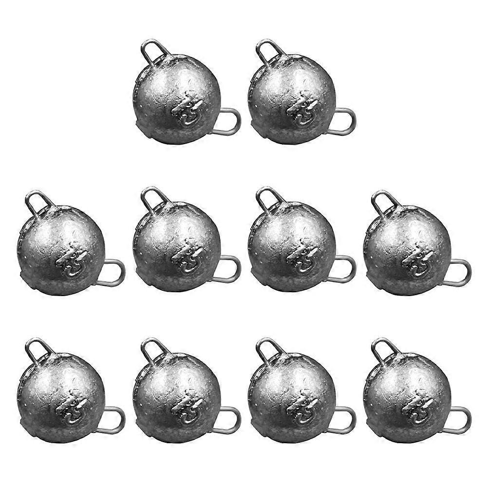 Silver Round Fishing for Fishing Practical 20Pcs Set