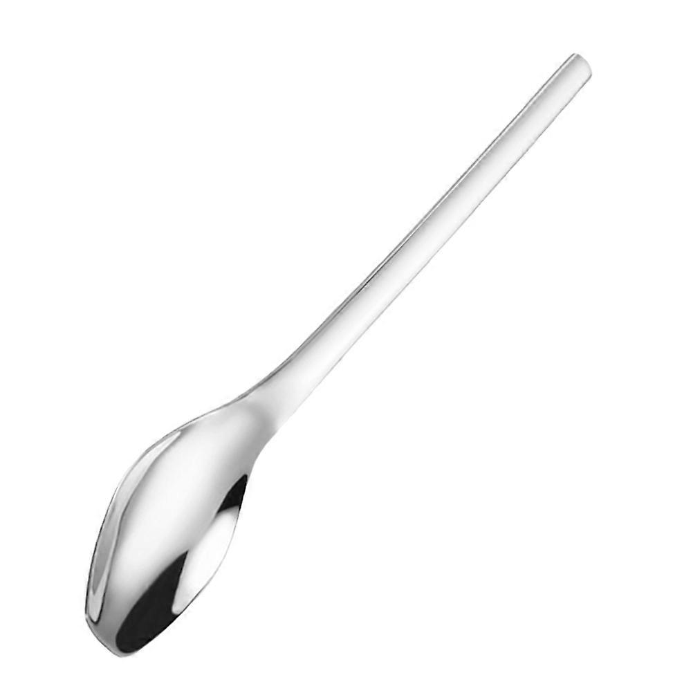 Silver Stainless Steel Soup Spoon for Dinner 4Pcs Table Spoons