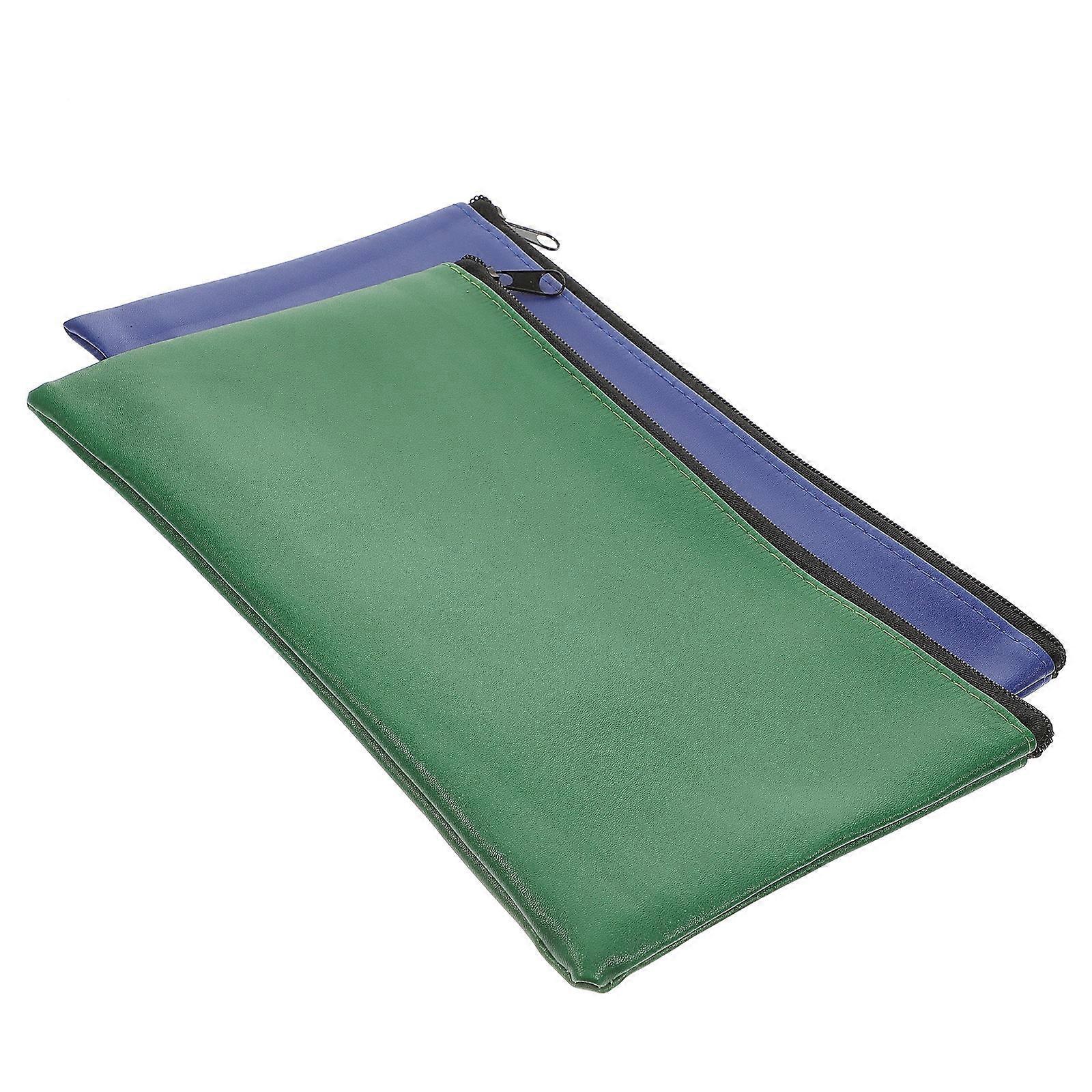 Cash Pouch Document Protection for Men Study Life Use Assorted Color 2Pcs