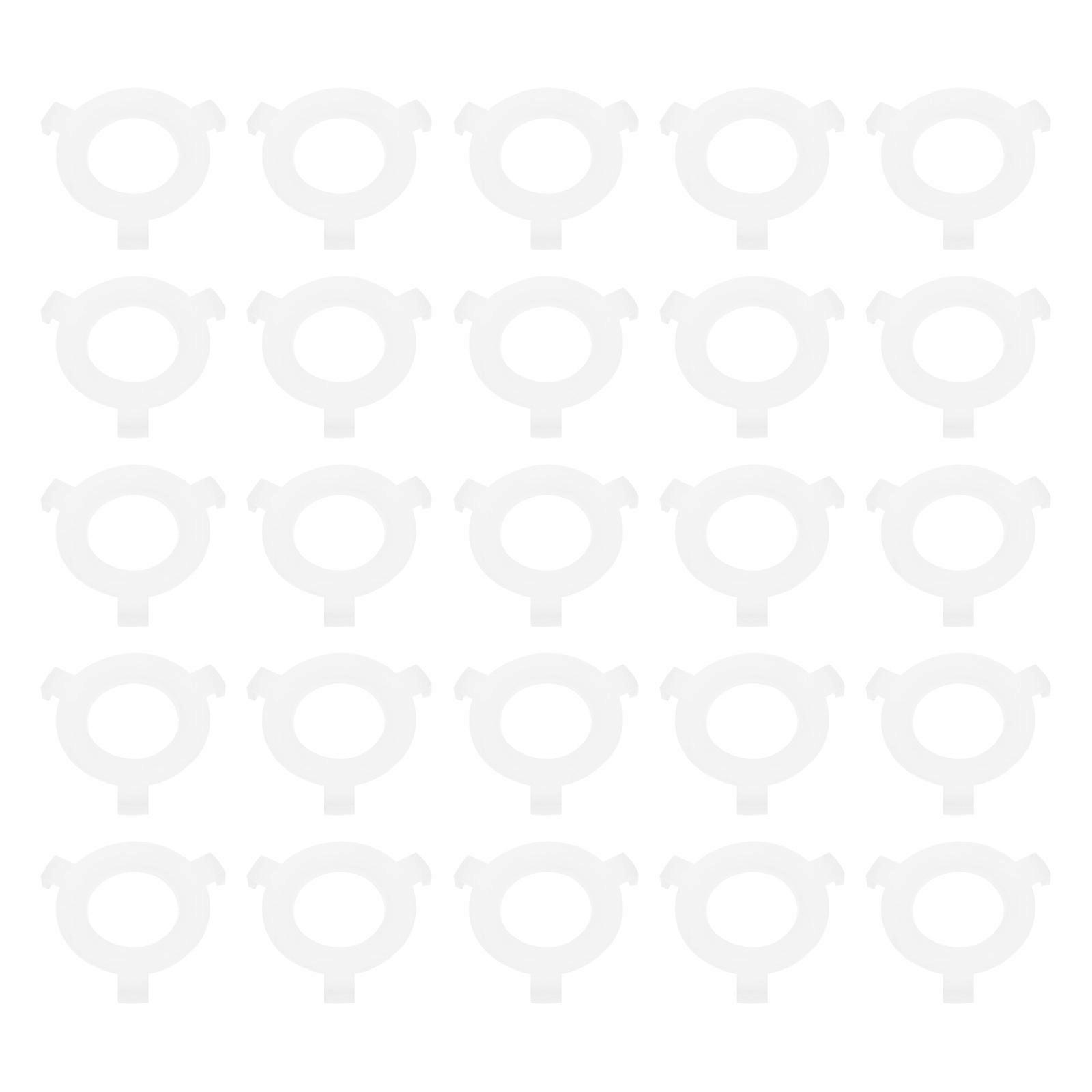 Lamp Shade Accessories E27 to E14 Converter Ring 100Pcs White for Lampshade