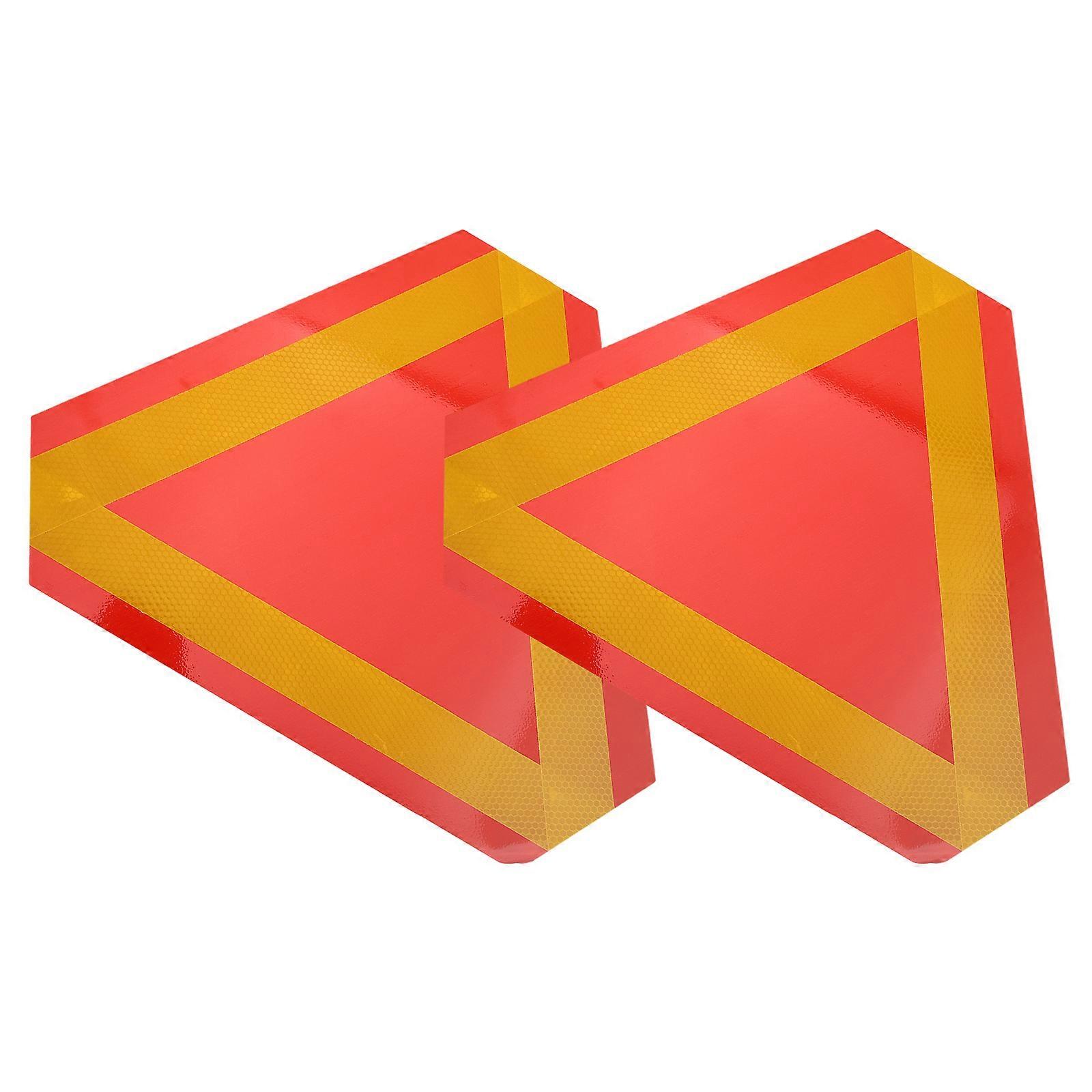 Triangle Reflectors Warning Sign for Vehicle with 6Pcs Car Reflector Set