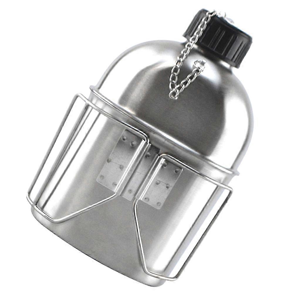 Water Container Stainless Steel Military Canteen for Camping 3Pcs Practical Set
