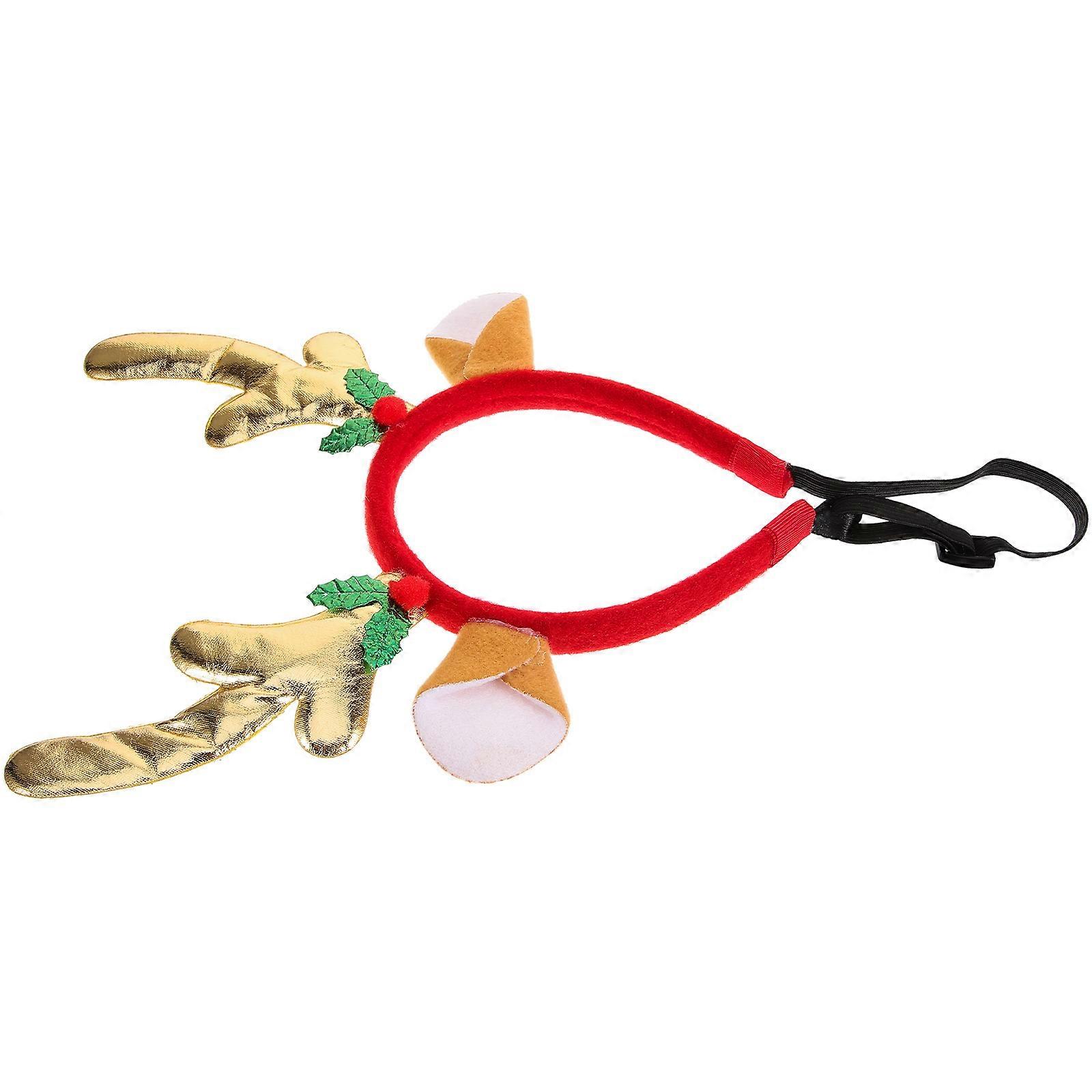 Reindeer Antlers Deer Horn Headband For Cats Assorted Color Christmas Party Fun 1 Pcs