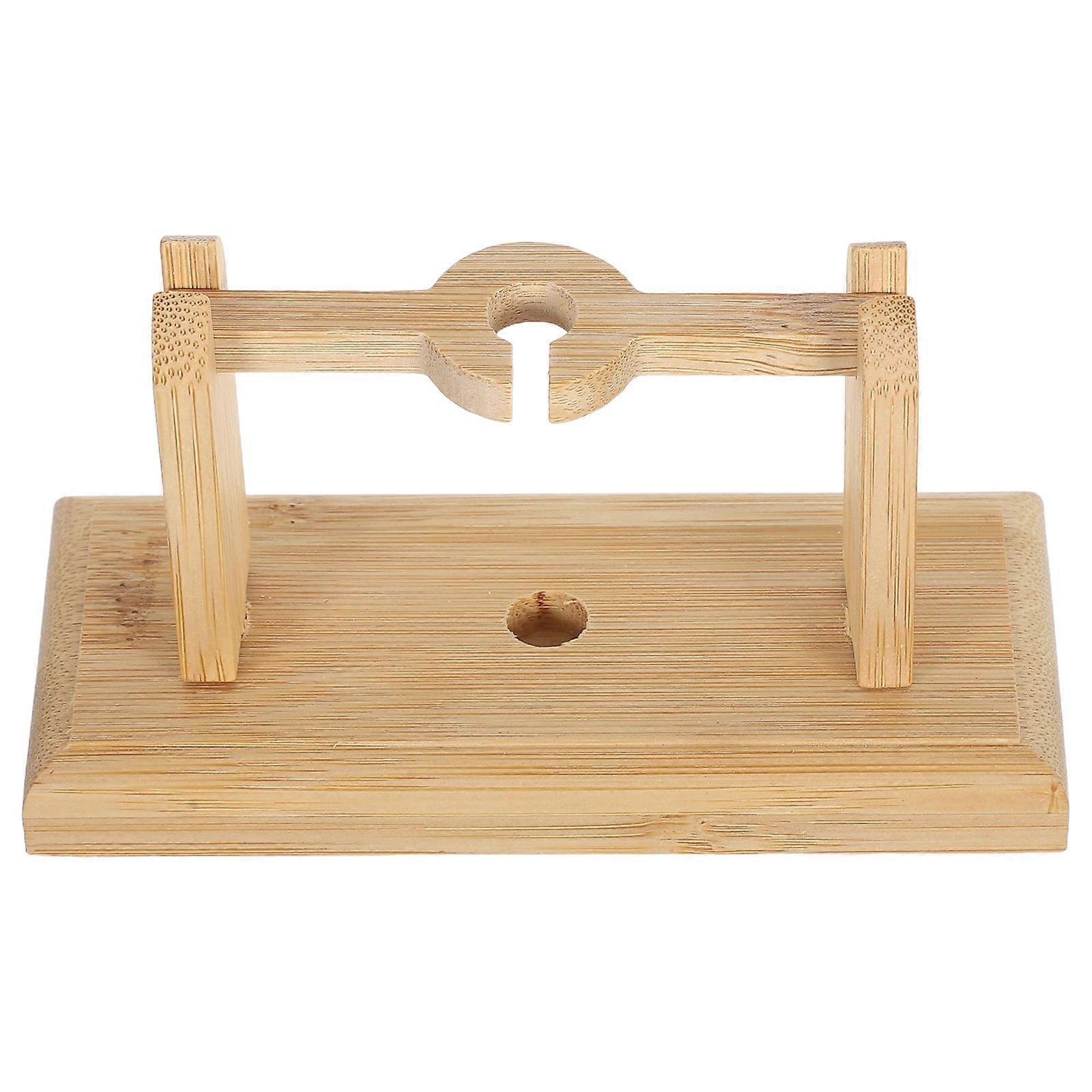 Bamboo Fan Display Stand Folding Fan Holder Rack for 4Pcs Hand Fans