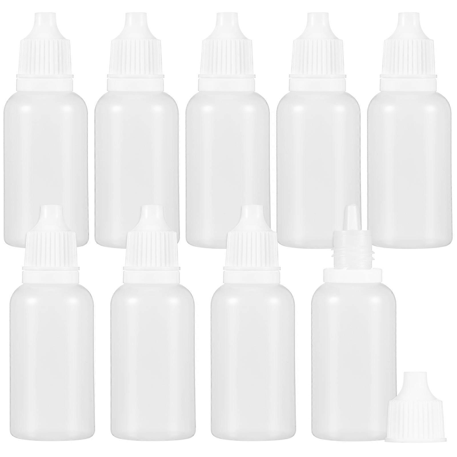 Portable Refillable Eye Drops Bottle Empty Storage Bottle for Home Use 75Pcs