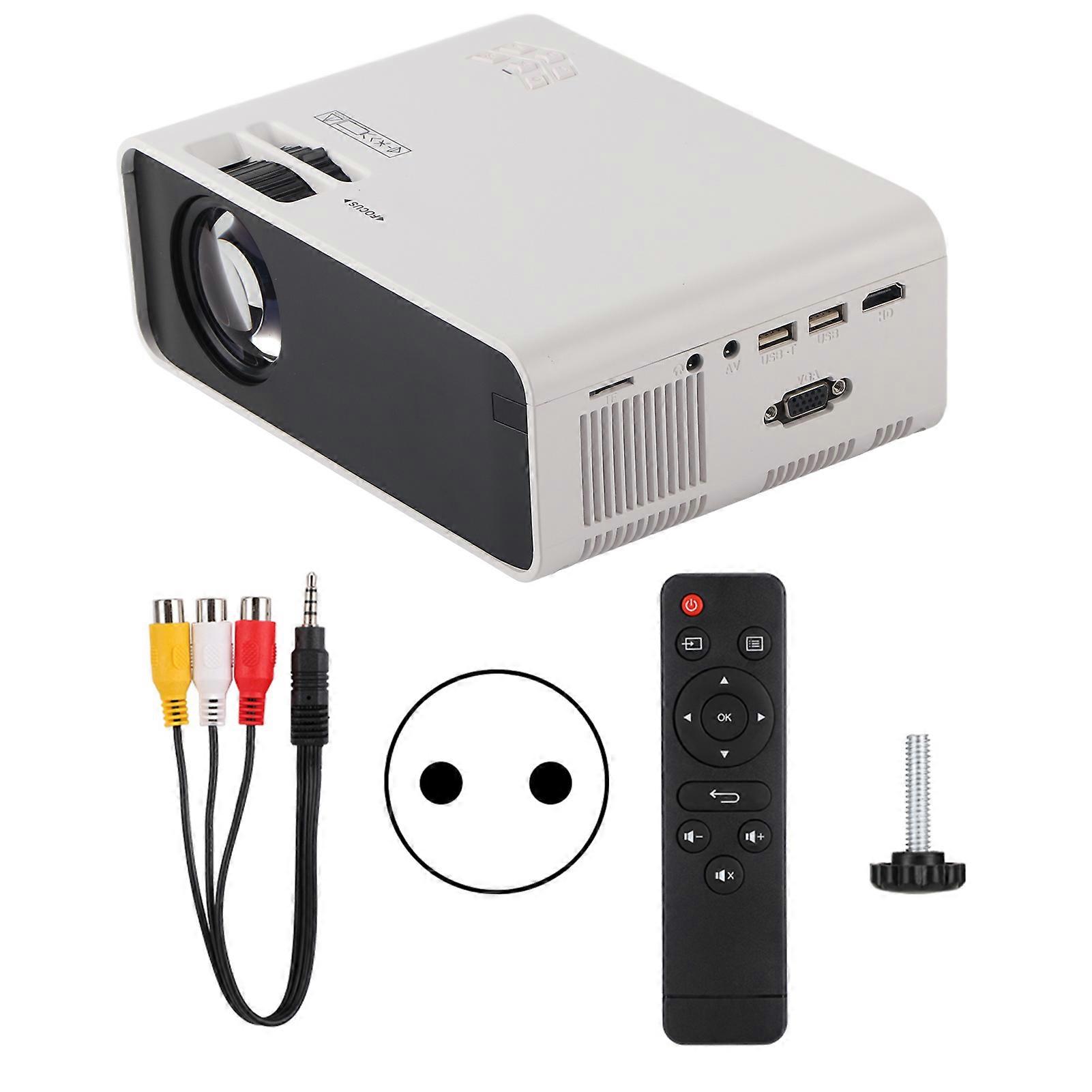 Portable LED HD Bluetooth Projector 480P for Android - Home Theater with USB & HDMI