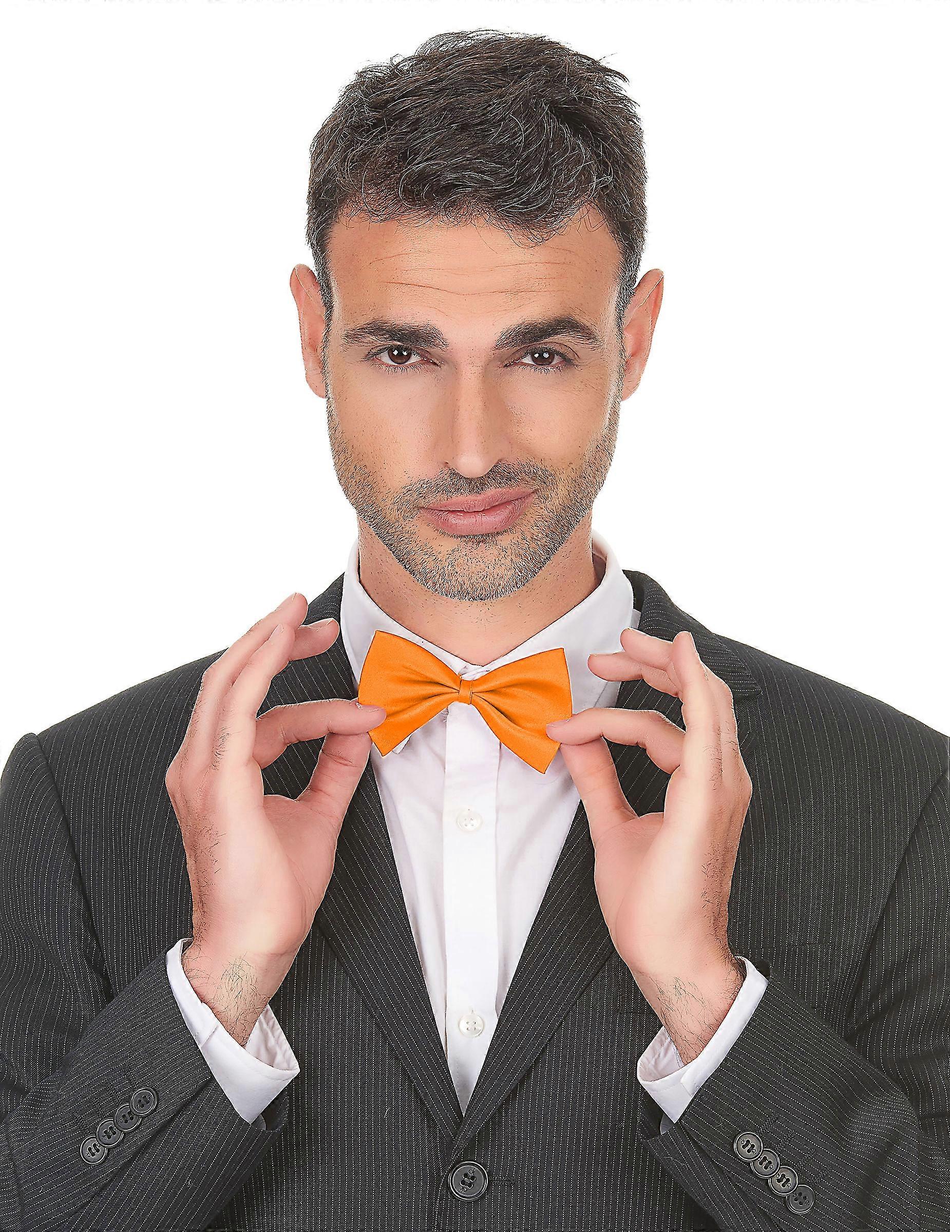 Adult orange bow tie