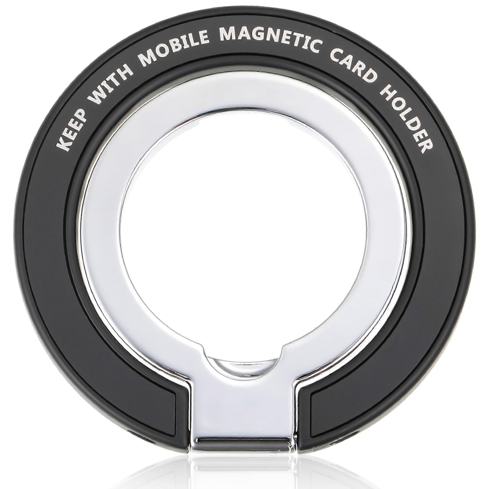 Magnetic Mobile Phone Ring Holder Wide Compatibility 360° Rotation Compact And Lightweight