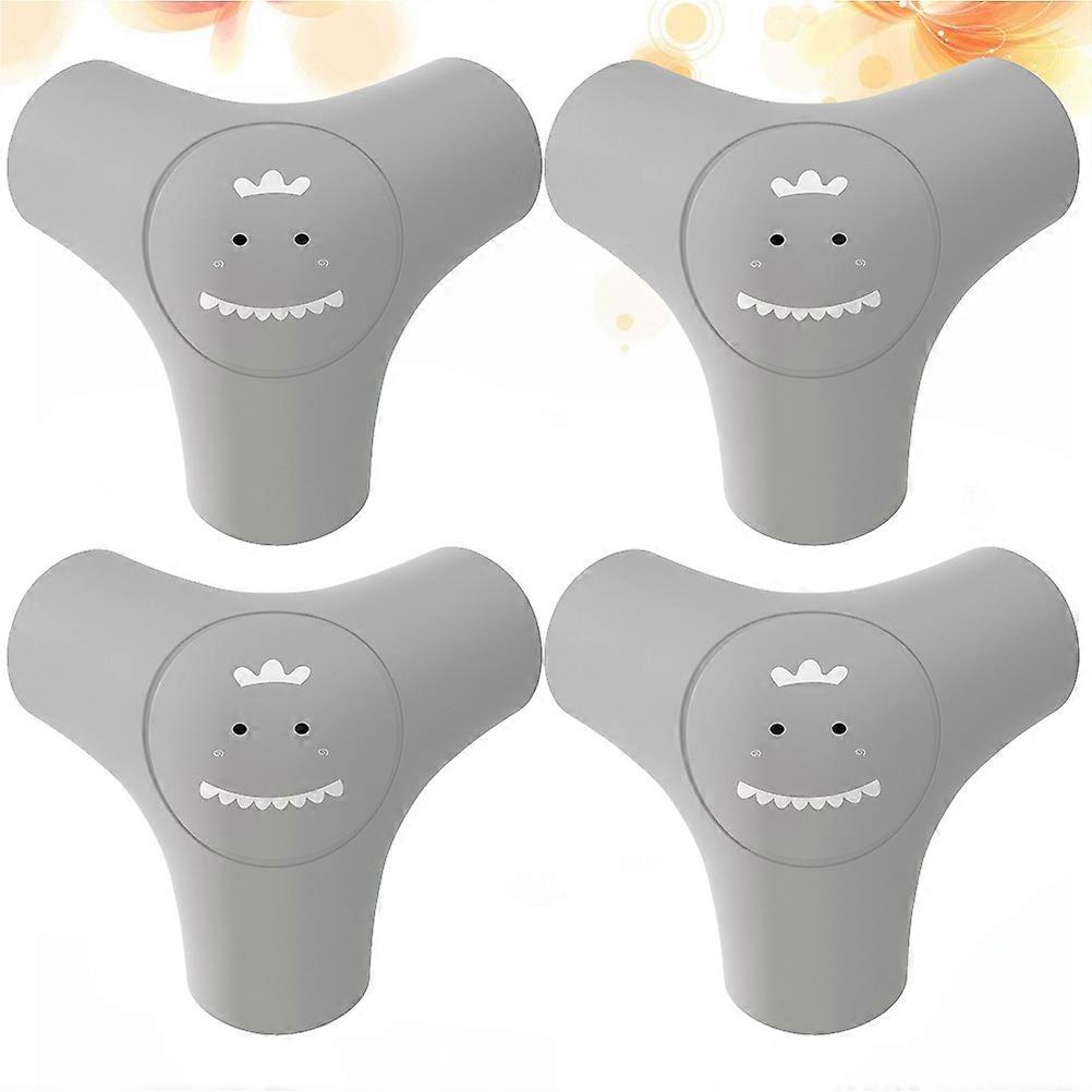 Kid Safe Corner Silicone Protective Covers for Protection Use 12Pcs Grey