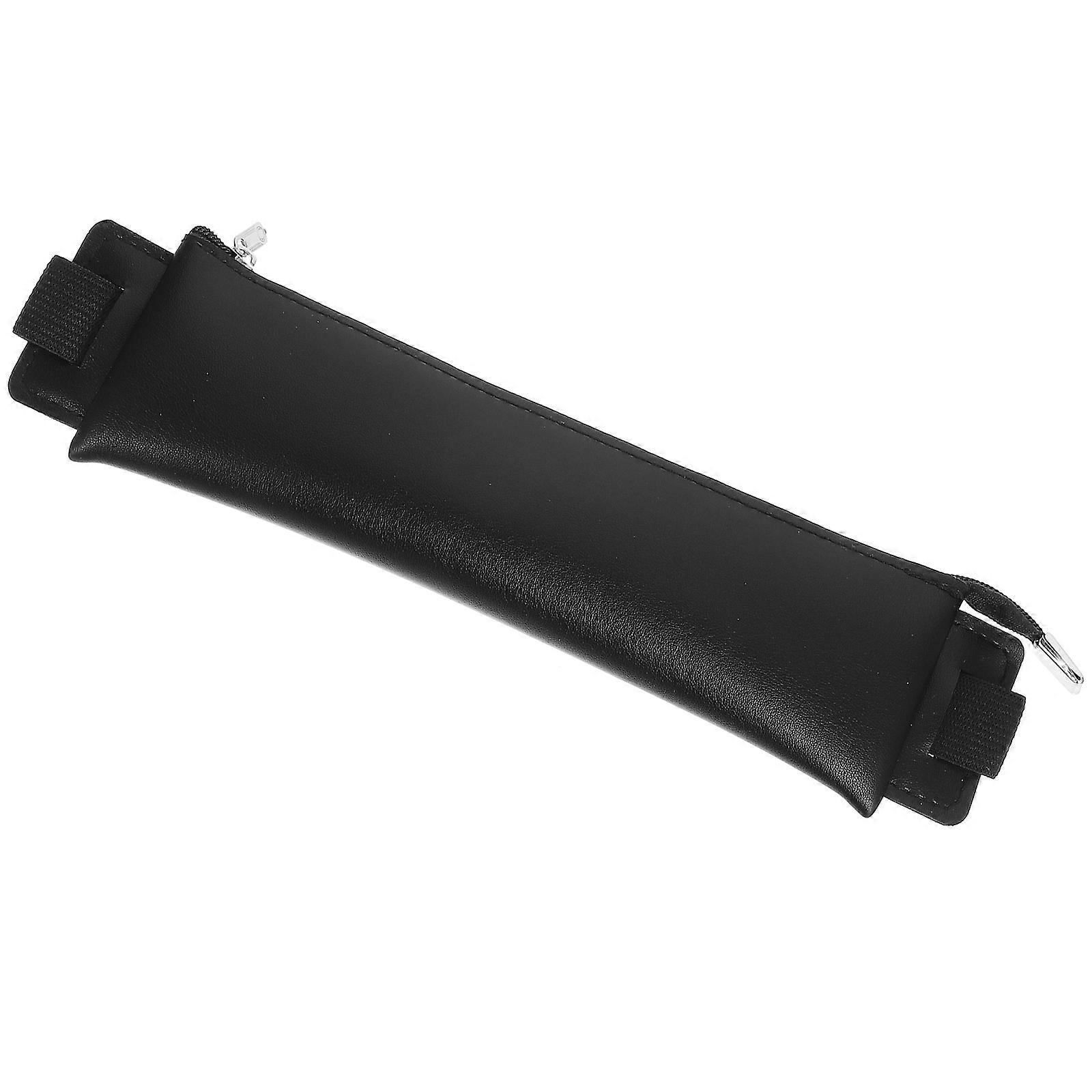 Black PU Pen Pouch for Notebook with Elastic Band for Pens Use 3Pcs Set