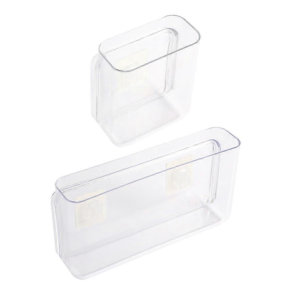 PET Material Wall-Mounted Storage Cases 4 Pcs Simple And Modern Design Suitable For General Users In Office And Home