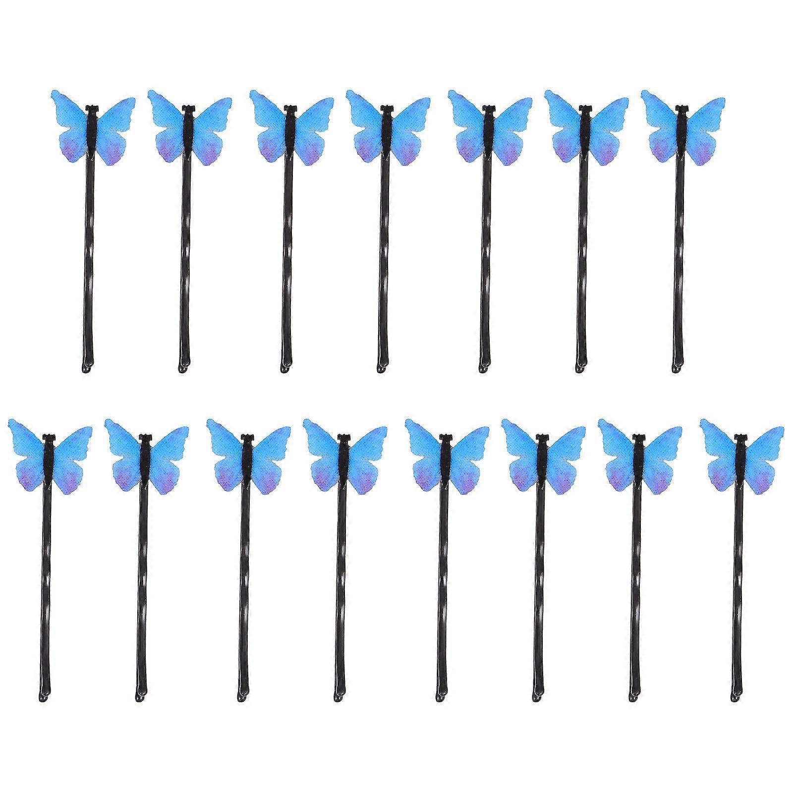 Blue Hair Bobby Pin Practical Bobby Pin Set with 45 Pieces