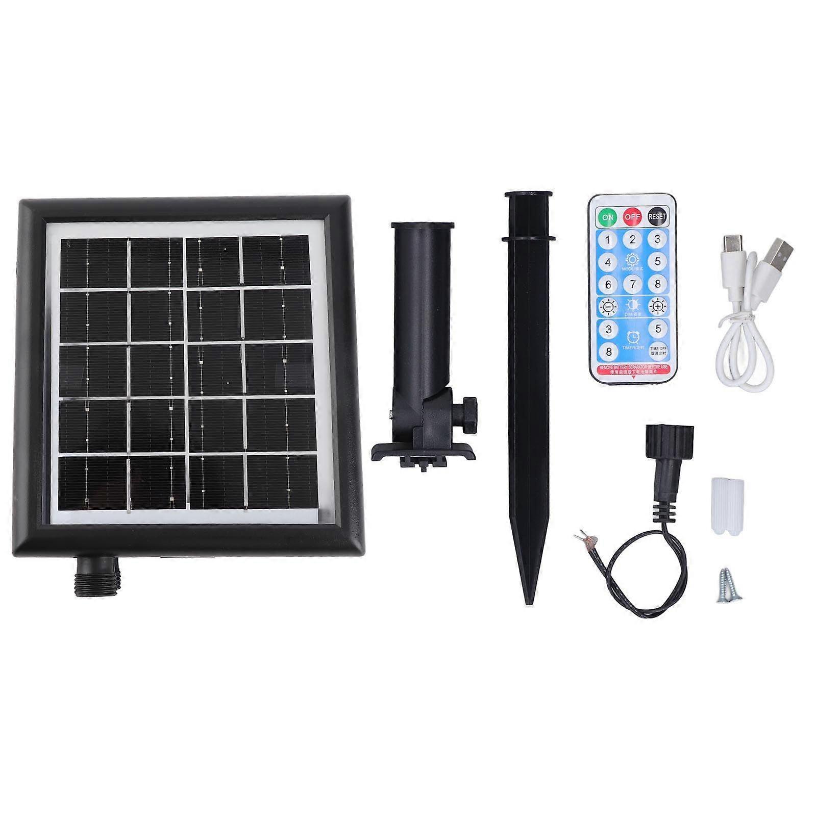 Solar String Light Control Board Solar Panel Controller with Type C Interface Timing Function 4.5V 2.4W Input 3V Output