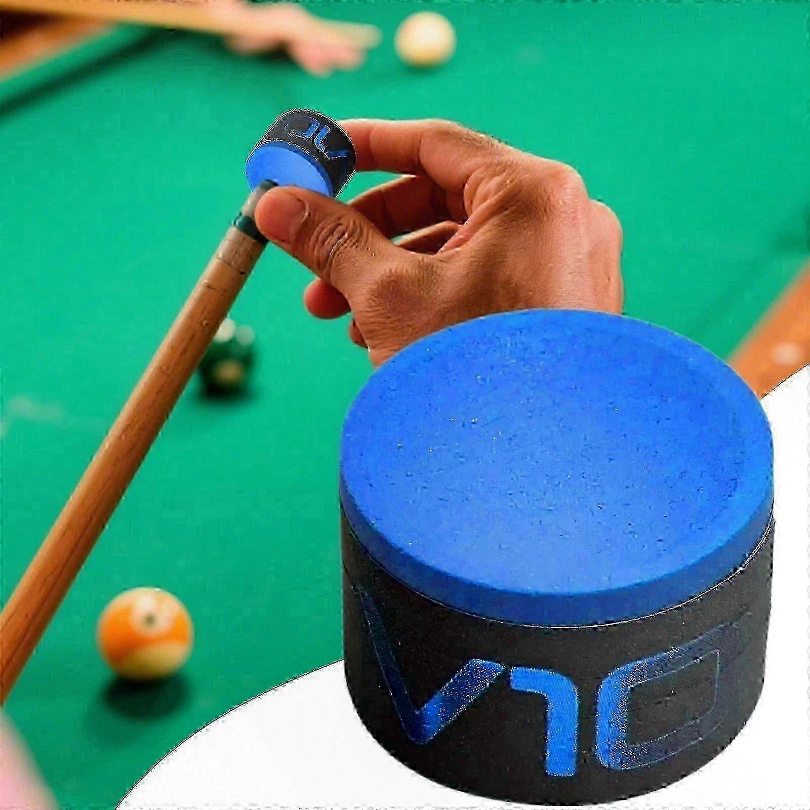 Professional Long-lasting Billiard Chalk for Pool Players, Blue/Green Color