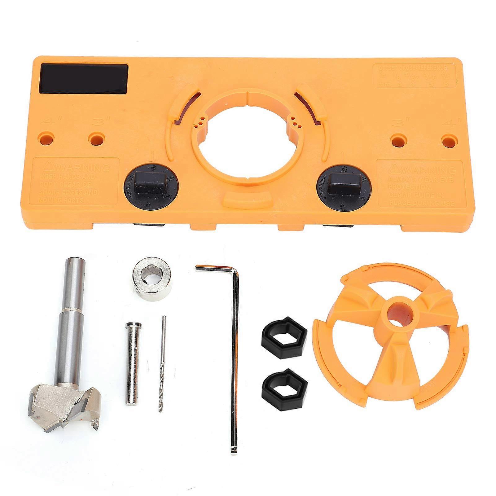 Topfband Schablone Hinge Drill Template For Cup Hinges 35mm Bit Accurate Hole Drilling