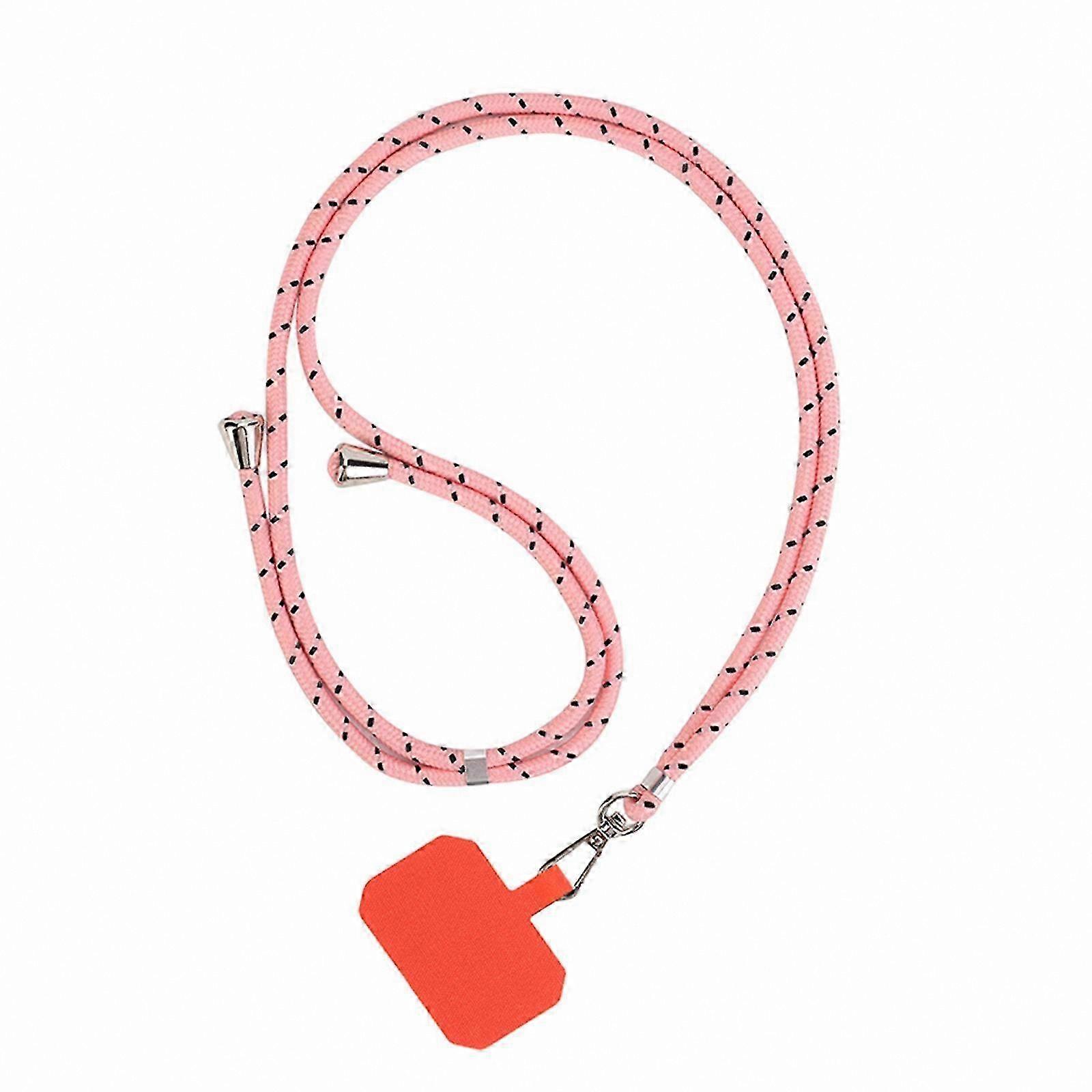 Adjustable Detachable Neck Strap for Smartphones with Phone Patch