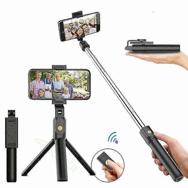 Bluetooth Selfie Stick Tripod Foldable Extendable Wireless Remote