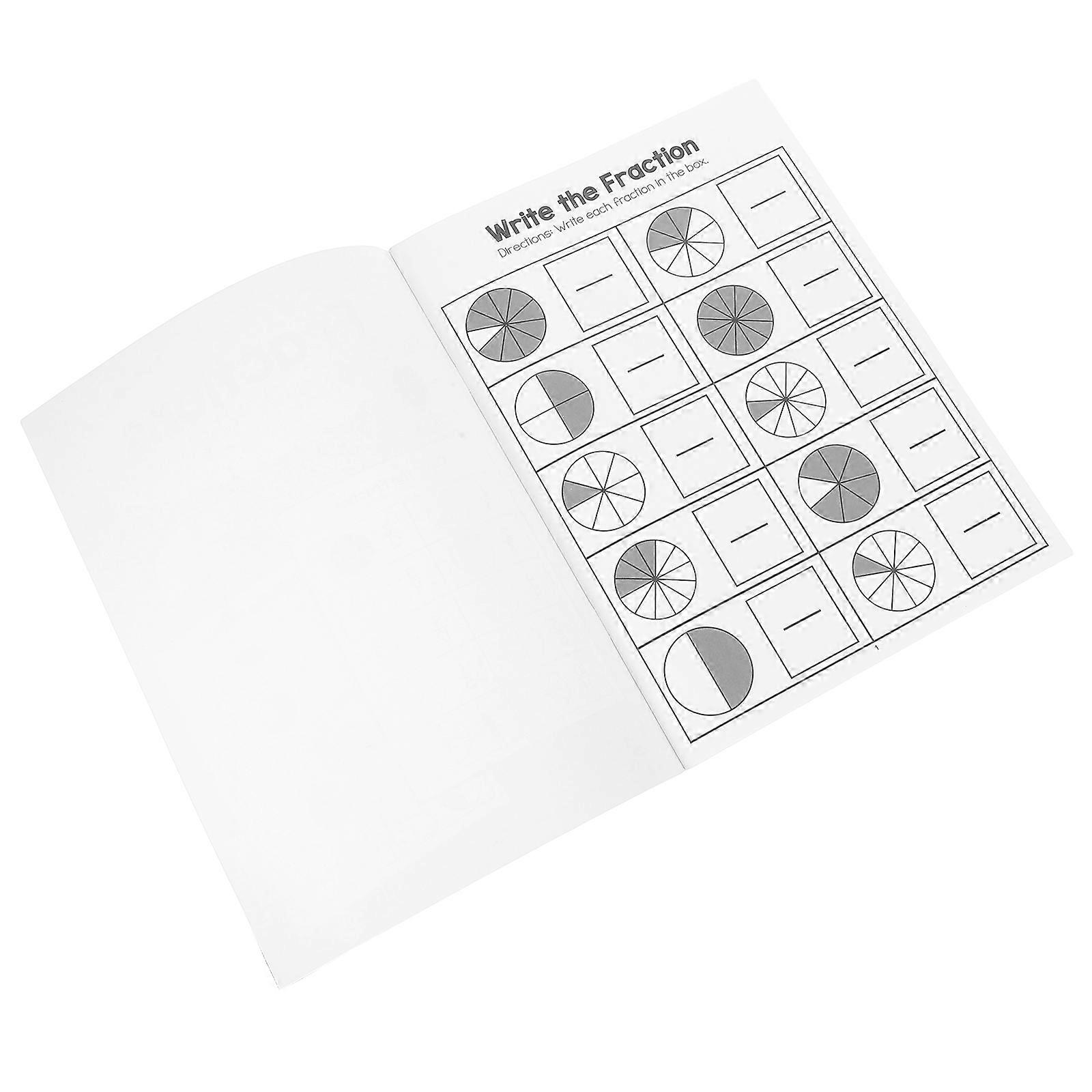 Mathematics Fraction Educational Workbook for Kids Learning Tool 1 Book