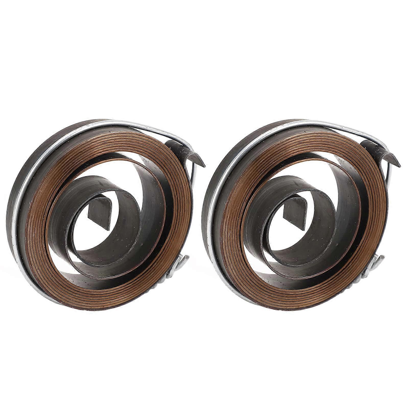 Bench Drill Press Quill  Spring, 2Piece Set, Spring Steel, Horizontal And Vertical Types, For Drill Presses