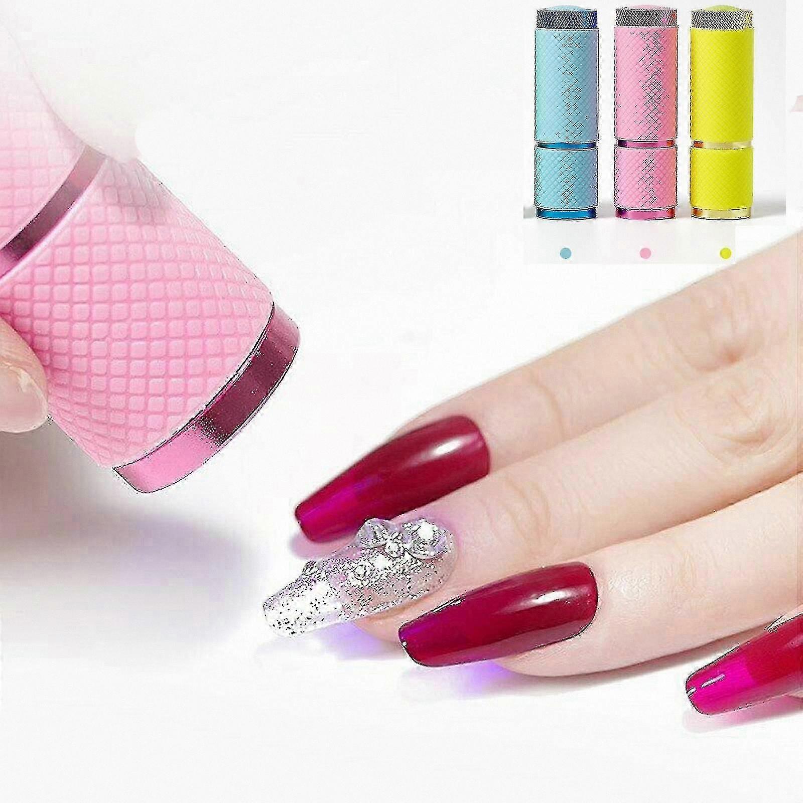 Compact Travel LED Nail Polish Curing Light with Flashlight Function