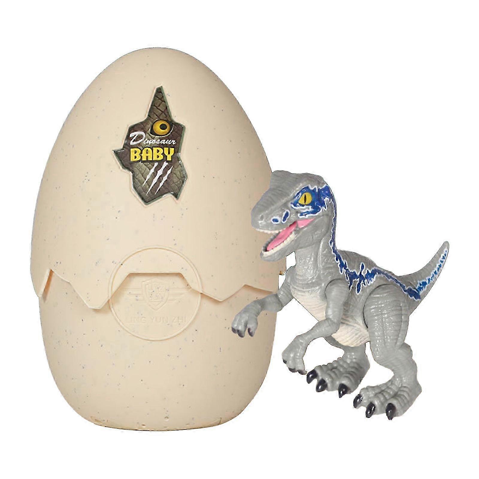 Interactive Jurassic Dinosaur Egg Toy with Sound, Light & Touch Function 26-27s