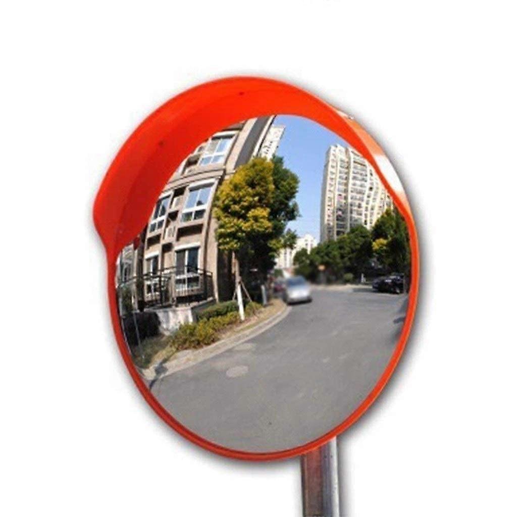 Convex Multifunctional Traffic Mirror Plastic WideAngle Lens RainResistant Safety Mirror 80 Cm Adjustable 30120 Cm