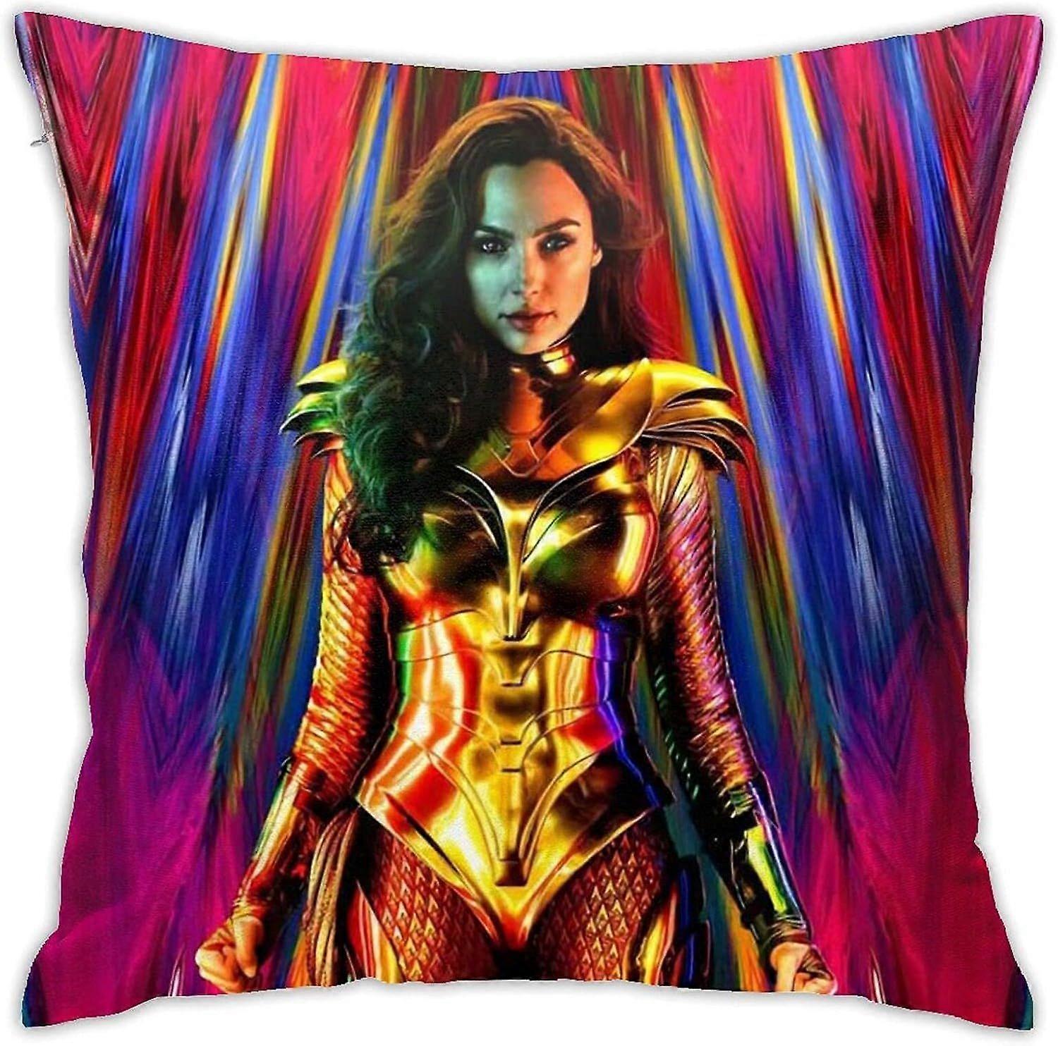 y1026ガルガドット枕カバー両面印刷スロー枕ケース柔らかいクッションカバーリビングルーム寝室の枕カバーのための寮の装飾-TB2526 io102