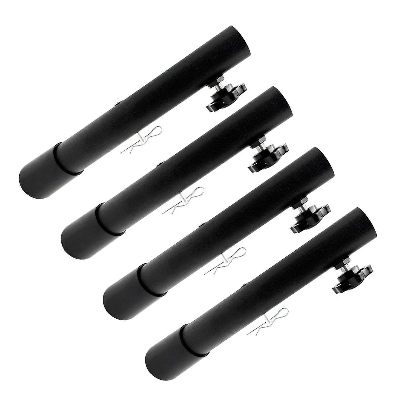 4Pcs Folding Table Risers Extenders Stainless Steel Counter Height Leg Extensions Type B 7.8in(20cm) 