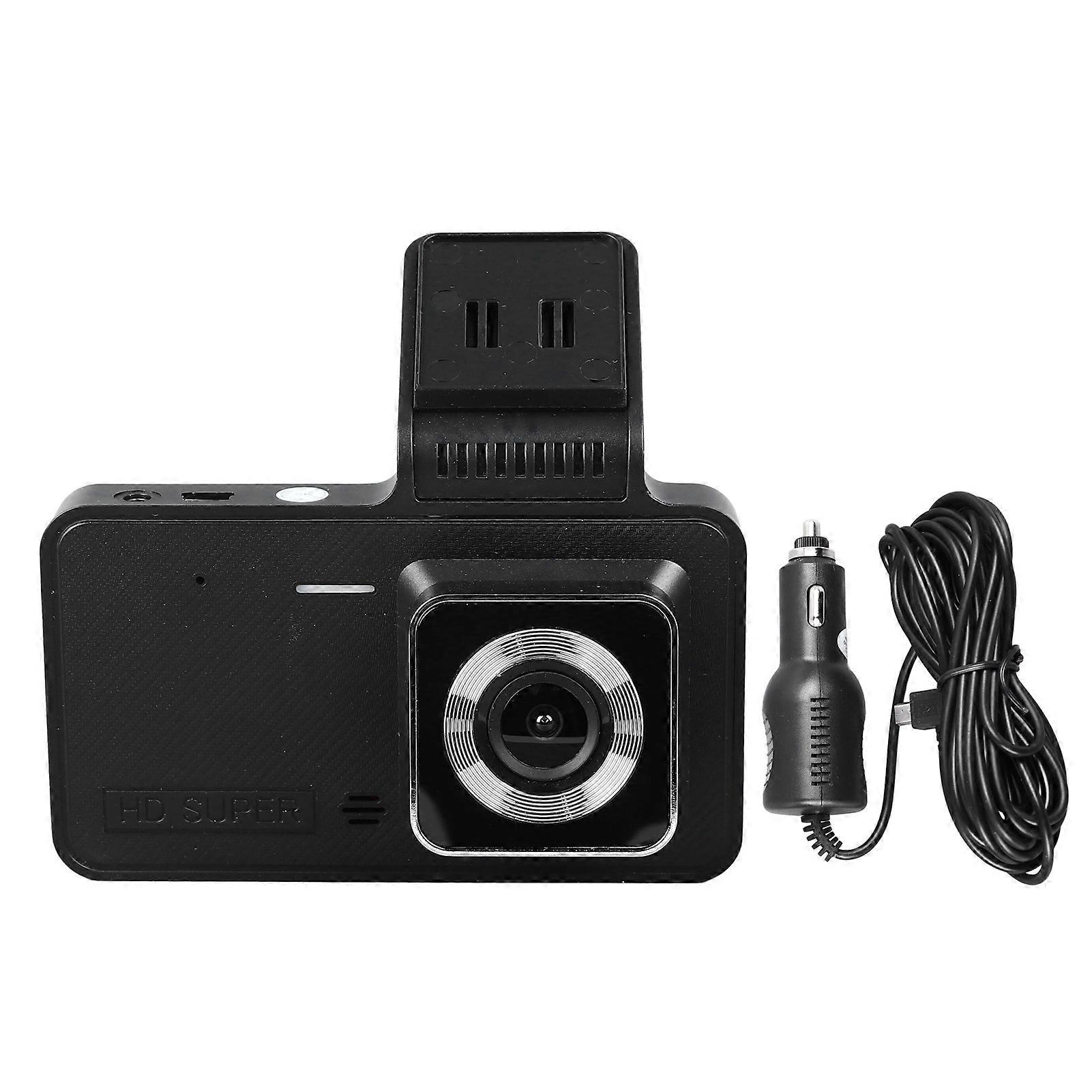 Car camera with loop recording and parking surveillance