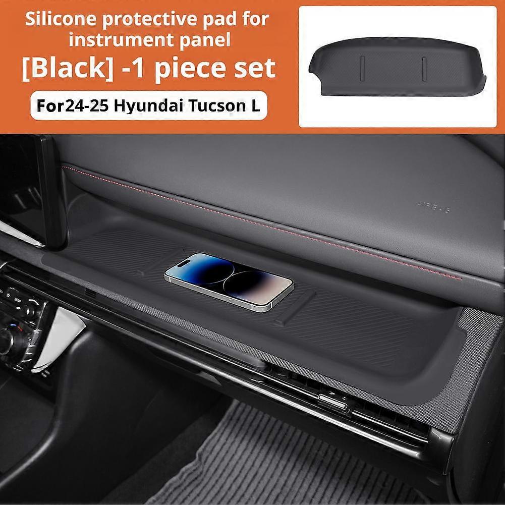 Custom Molded Dashboard Silicone Protective Pad with Non-Slip Grip and Spill-Resistant Surface for Car Interior Organization