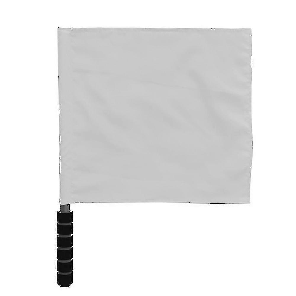 Referee Flag Stainless Steel Command Hand Flag Red Signal Flag Sponge Handle Special Patrol Performance