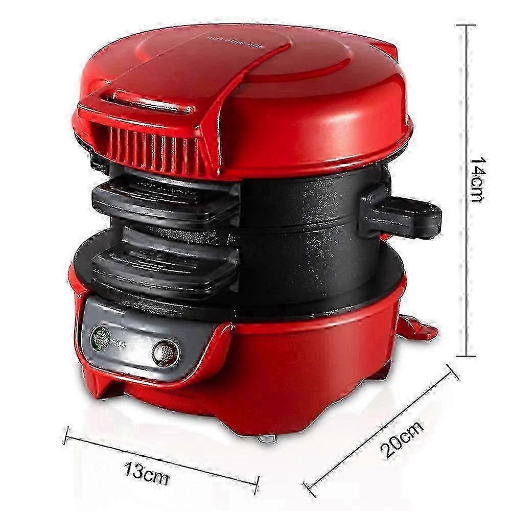 Breakfast Sandwich Maker, 600W Non-stick Easy Clean Omelette Toaster