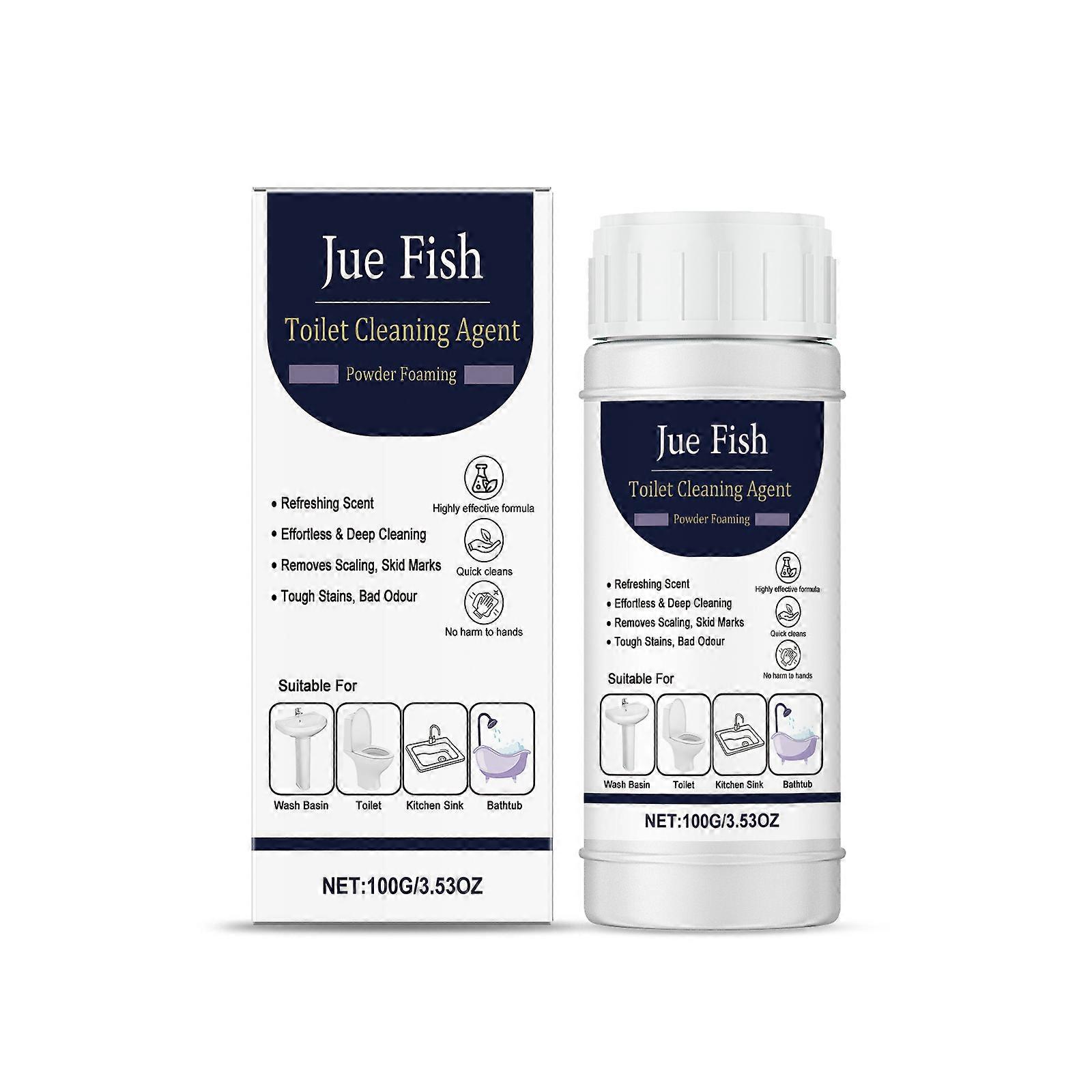 Jue Fish Toilet Foam Cleaner Gently Cleans Toilet Scale And Stains Without Damaging The Glaze Foam