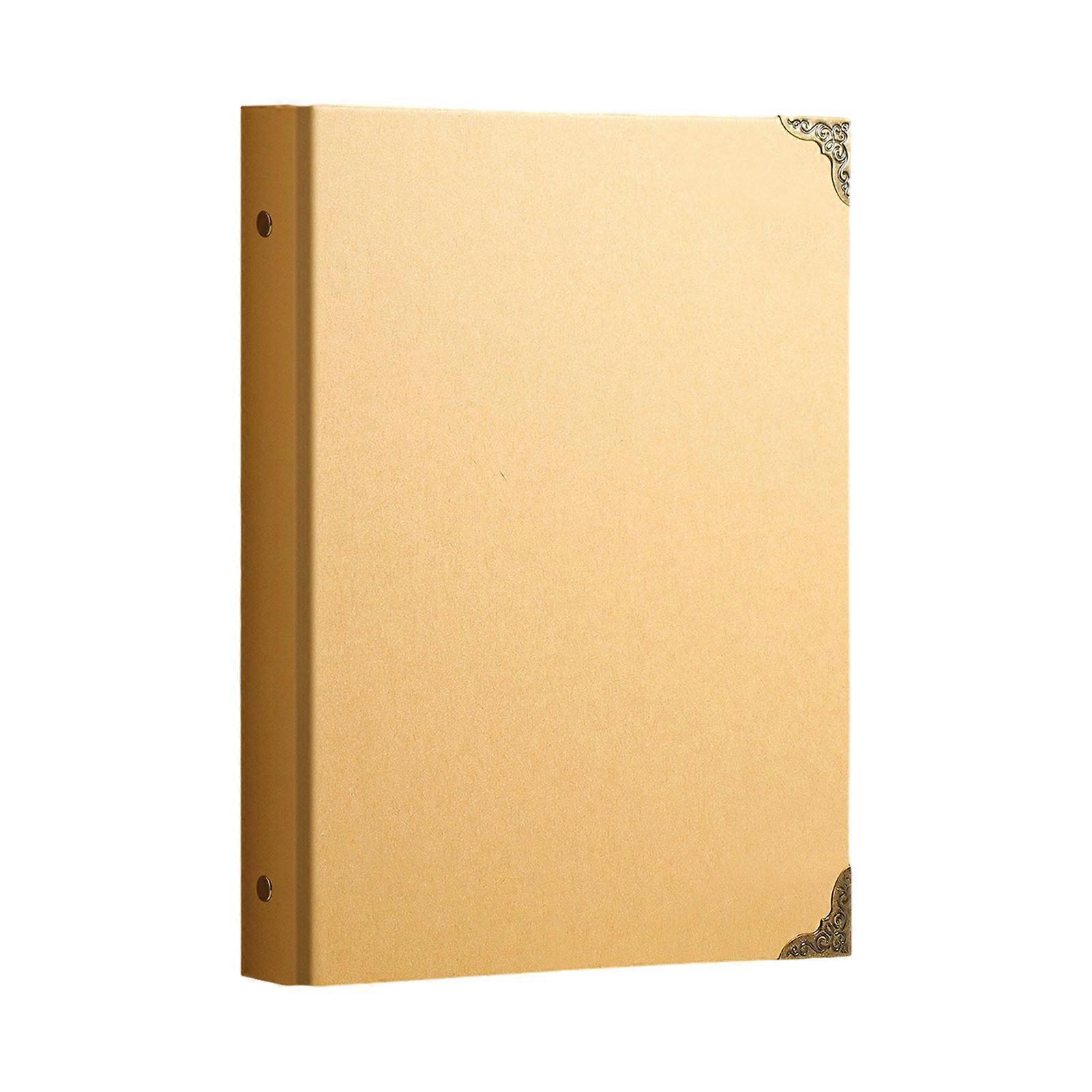 Artistic DIY Memory Book With Environmental Aware Paper Detachable Metal Circlets Accommodate Photos And Crafts  B5
