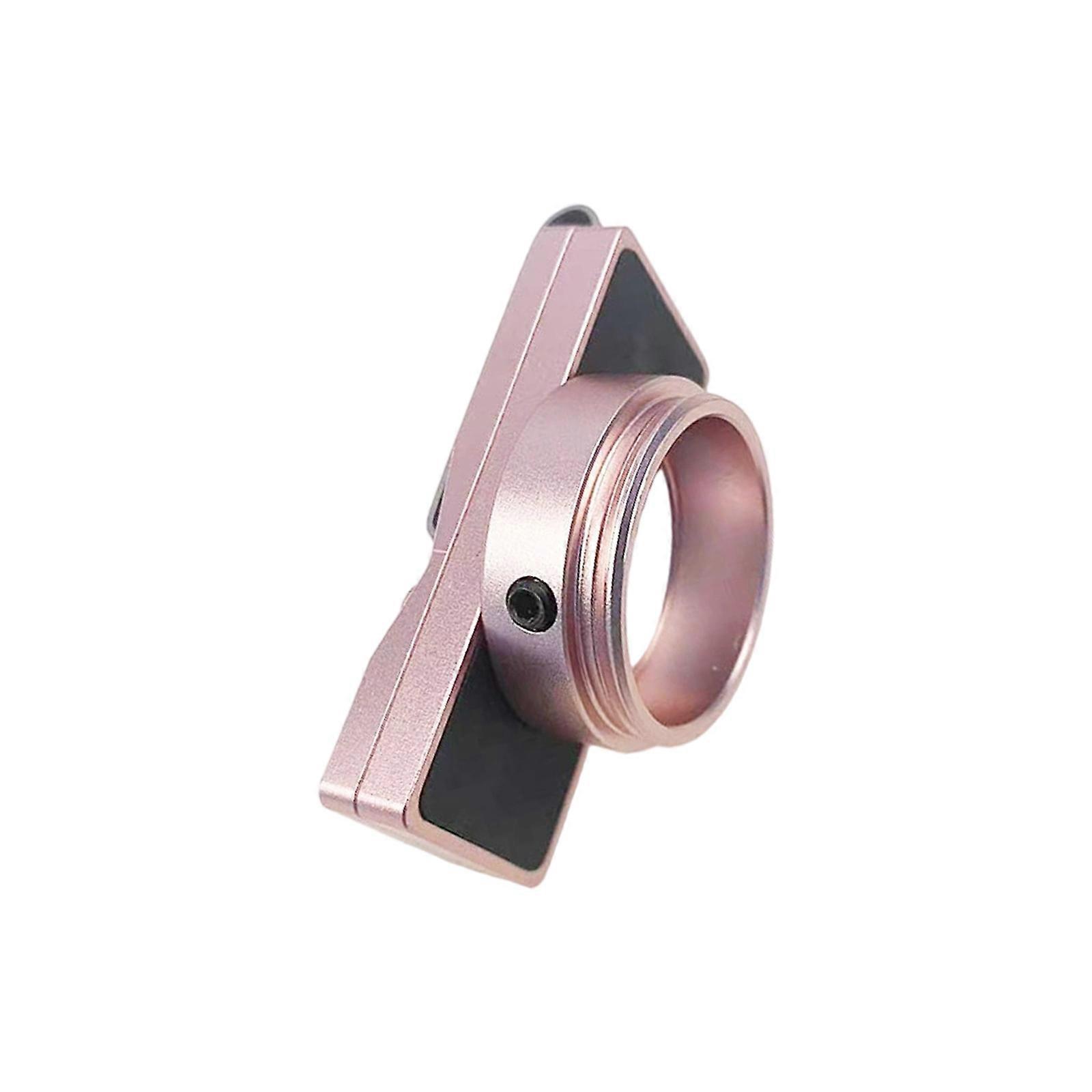 Metal Billiard Cue Chalks Box Portable Pool Chalks Holder with Belt Clip Billiard Chalks Case Snooker Tool Accessory  Rose Gold