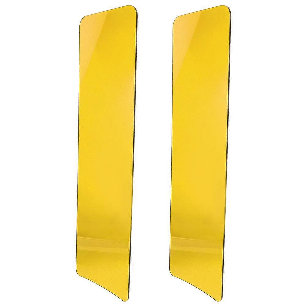 Versatile Hair Dyeing Paddle Board 2Pcs Rectangular Semi-Transparent Tool Ideal For Balayage Highlights And Ombre Techniques