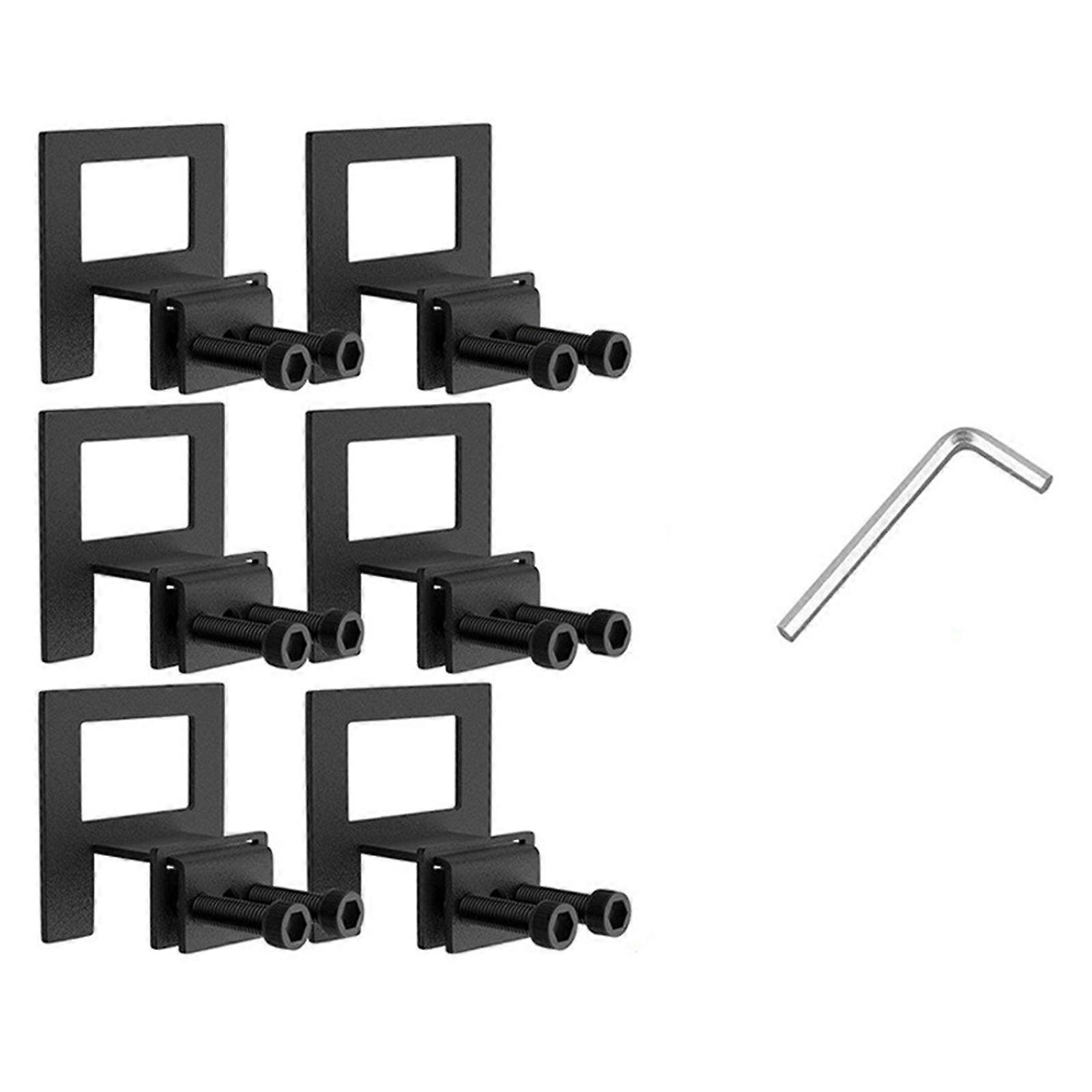 6Pcs Mattress Gaskets for Bed Frame Nonslip Mattress Holder Adjustable Size Thicked Mattress Retainer Replacement Multicolor