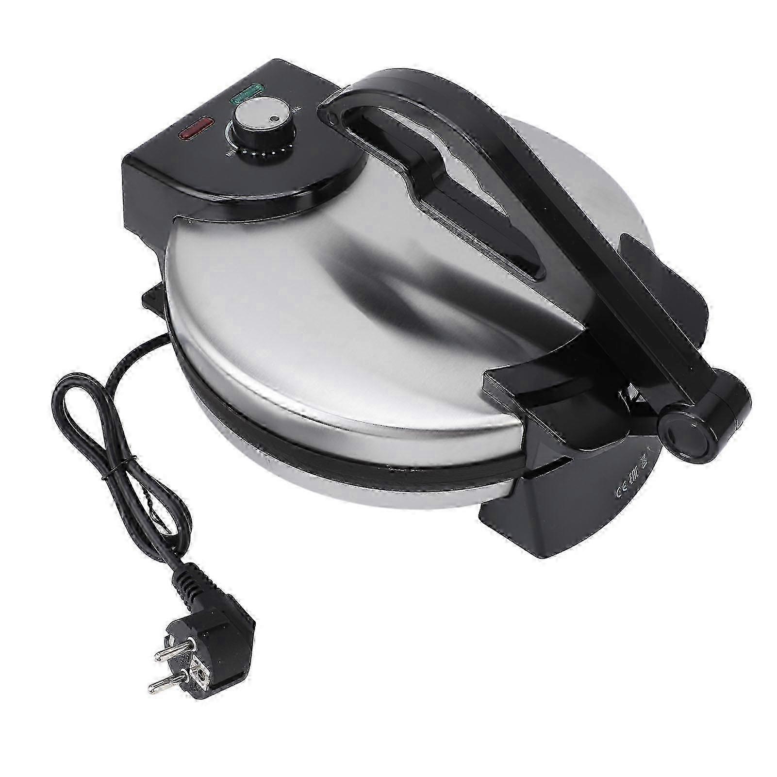 1800W Roti Maker High Efficiency Non-Stick Coating Electric Roti Machine with Anti Slip Scald Resistant Handle for Chapati Tortilla Breakfast z